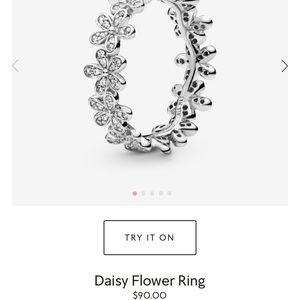 🤍Pandora Daisy Flower ring🤍